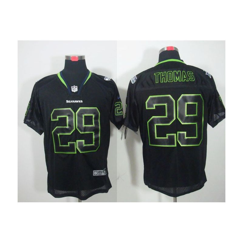 Cheap Earl Thomas Seahawks Jersey #29 Black From China Lights Out