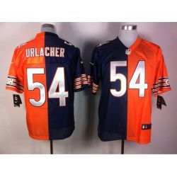 Cheap Brian Urlacher Bears Jersey #54 Blue-Orange From China Split
