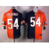 Cheap Brian Urlacher Bears Jersey #54 Blue-Orange From China Split
