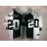 Cheap Darren Mcfadden Raiders Jersey #20 Black-White From China Split