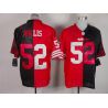 Cheap Patrick Willis 49ers Jersey #52 Red-Black From China Split
