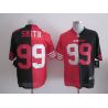 Cheap Aldon Smith 49ers Jersey #99 Red-Black From China Split