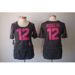 Cheap Aaron Rodgers Packers Jersey #12 Grey From China BCA Dress