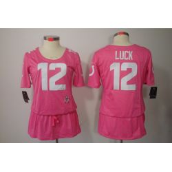Cheap Andrew Luck Colts Jersey #12 Pink From China BCA Dress