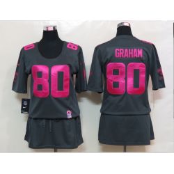Cheap Jimmy Graham Saints Jersey #80 Grey From China BCA Dress