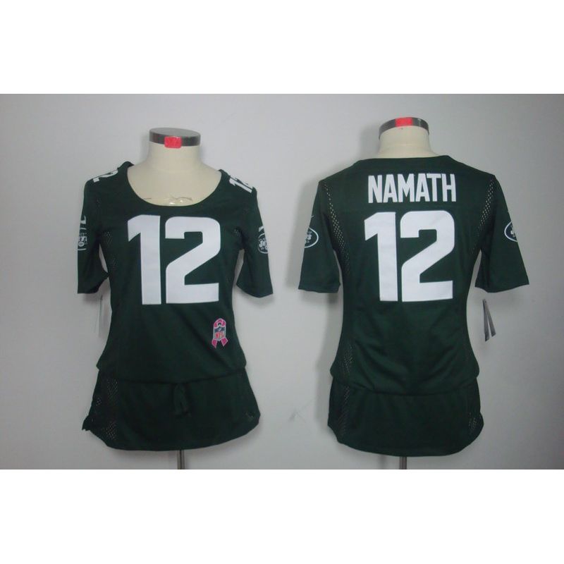 Cheap Joe Namath Jets Jersey #12 Green From China BCA Dress