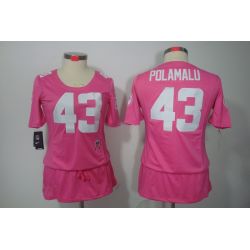 Cheap Troy Polamalu Steelers Jersey #43 Pink From China BCA Dress