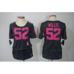 Cheap Patrick Willis 49ers Jersey #52 Grey From China BCA Dress