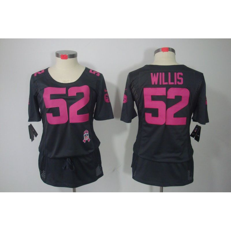 Cheap Patrick Willis 49ers Jersey #52 Grey From China BCA Dress