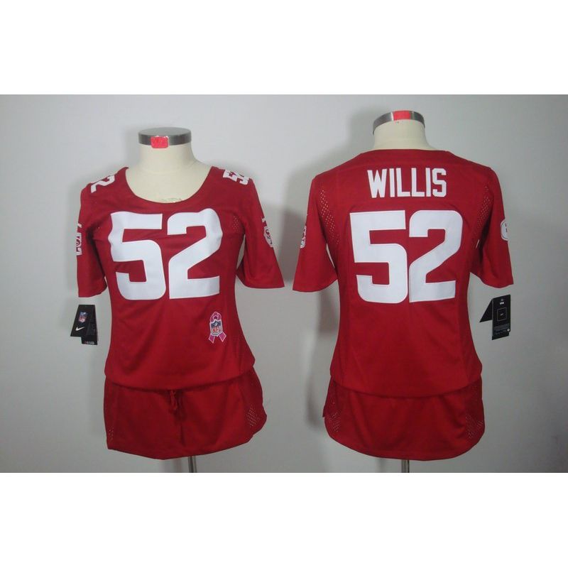 Cheap Patrick Willis 49ers Jersey #52 Red From China BCA Dress