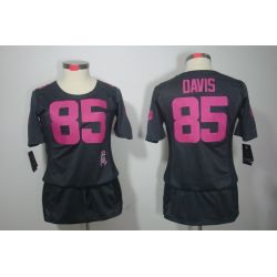 Cheap Vernon Davis 49ers Jersey #85 Grey From China BCA Dress