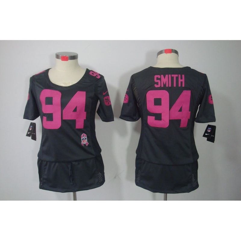 Cheap Justin Smith 49ers Jersey #94 Grey From China BCA Dress