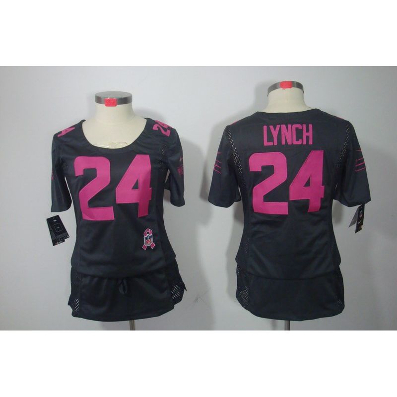 Cheap Marshawn Lynch Seahawks Jersey #24 Grey From China BCA Dress