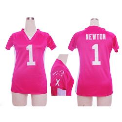 Cheap Cam Newton Panthers Jersey #1 Pink From China Draft Him II Top