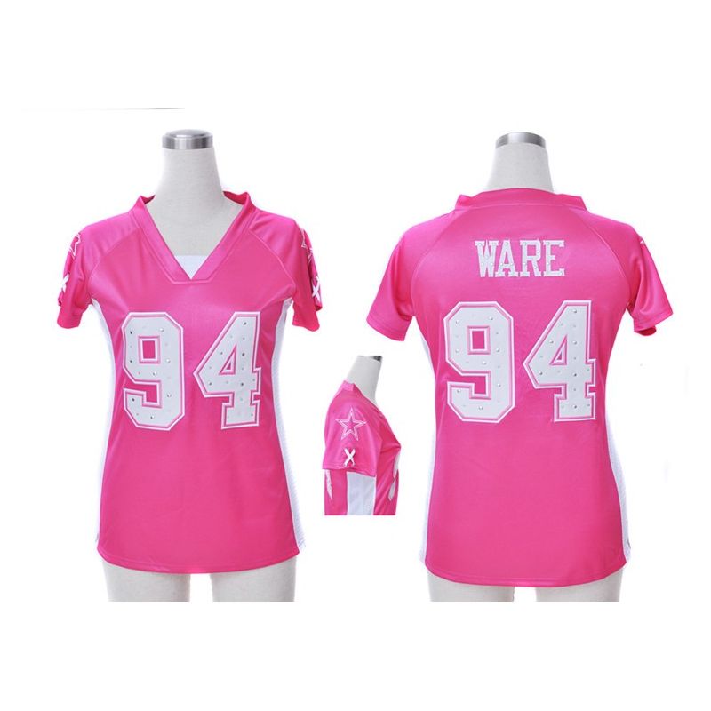 Cheap DeMarcus Ware Cowboys Jersey #94 Pink From China Draft Him II Top