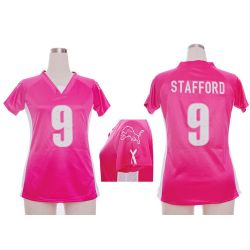 Cheap Matthew Stafford Lions Jersey #9 Pink From China Draft Him II Top