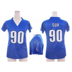 Cheap Ndamukong Suh Lions Jersey #90 Blue From China Draft Him II Top
