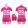 Cheap Adrian Peterson Vikings Jersey #28 Pink From China Draft Him II Top