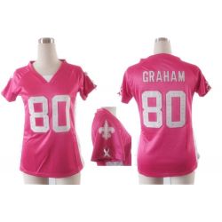 Cheap Jimmy Graham Saints Jersey #80 Pink From China Draft Him II Top