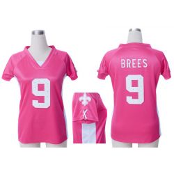 Cheap Drew Brees Saints Jersey #9 Pink From China Draft Him II Top