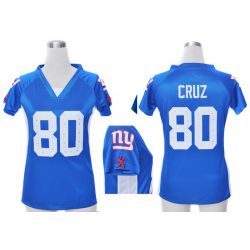 Cheap Victor Cruz Giants Jersey #80 Blue From China Draft Him II Top