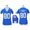 Cheap Victor Cruz Giants Jersey #80 Blue From China Draft Him II Top