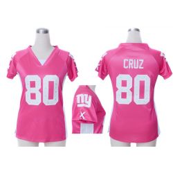 Cheap Victor Cruz Giants Jersey #80 Pink From China Draft Him II Top