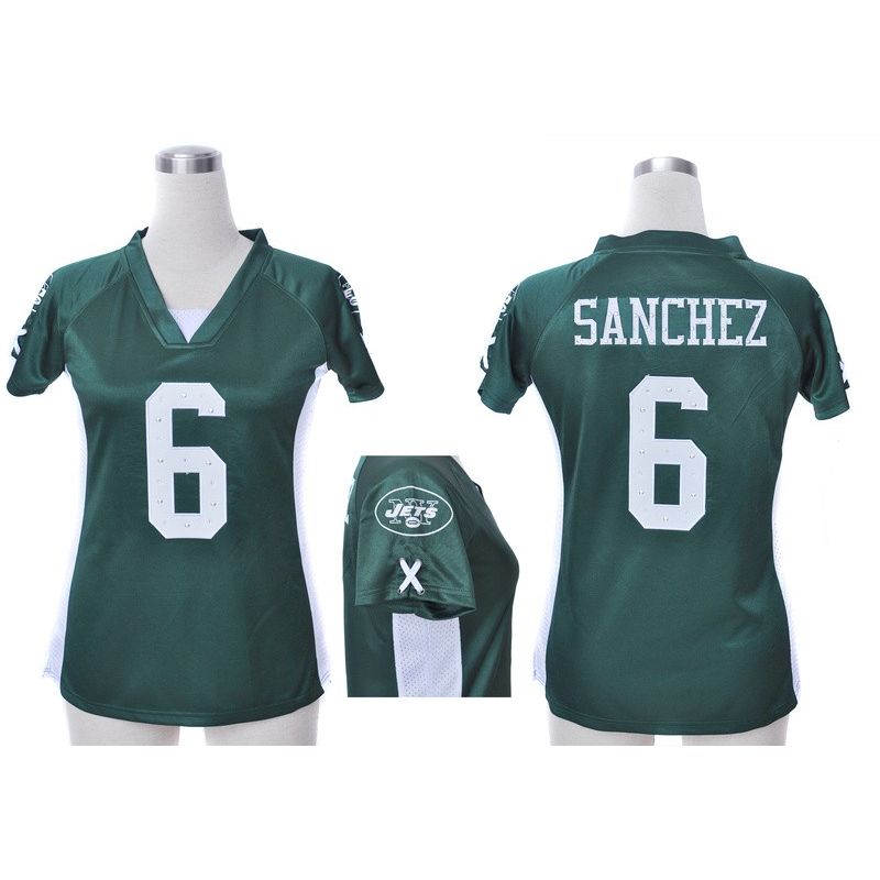 Cheap Mark Sanchez Jets Jersey #6 Green From China Draft Him II Top