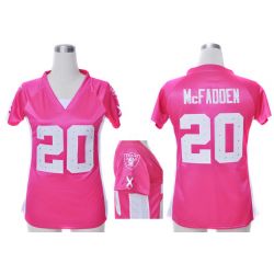 Cheap Darren McFadden Raiders Jersey #20 Pink From China Draft Him II Top
