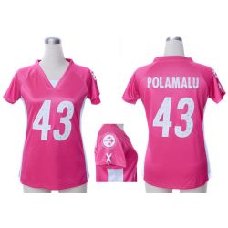 Cheap Troy Polamalu Steelers Jersey #43 Pink From China Draft Him II Top
