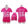 Cheap Joe Montana 49ers Jersey #16 Pink From China Draft Him II Top