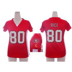 Cheap Jerry Rice 49ers Jersey #80 Red From China Draft Him II Top