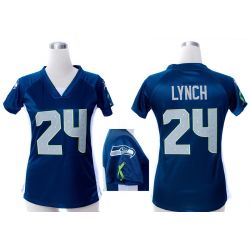 Cheap Marshawn Lynch Seahawks Jersey #24 Blue From China Draft Him II Top