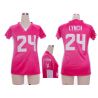 Cheap Marshawn Lynch Seahawks Jersey #24 Pink From China Draft Him II Top