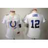 Cheap Andrew Luck Colts Jersey #12 White From China FEM FAN