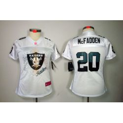 Cheap Darren Mcfadden Raiders Jersey #20 White From China FEM FAN