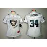 Cheap Bo Jackson Raiders Jersey #34 White From China FEM FAN