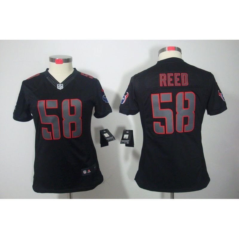 Cheap Brooks Reed Texans Jersey #58 Black From China Impact Limited Cheap Brooks Reed Texans Jersey #58 Black From China Impact Limited
