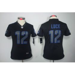 Cheap Andrew Luck Colts Jersey #12 Black From China Impact Limited