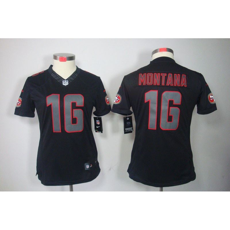Cheap Joe Montana 49ers Jersey #16 Black From China Impact Limited Cheap Joe Montana 49ers Jersey #16 Black From China Impact Limited