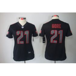 Cheap Frank Gore 49ers Jersey #21 Black From China Impact Limited