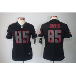 Cheap Vernon Davis 49ers Jersey #85 Black From China Impact Limited