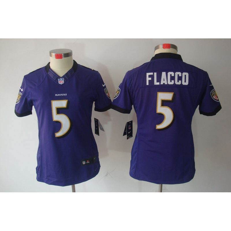 Cheap Joe Flacco Ravens Jersey #5 Purple From China Limited