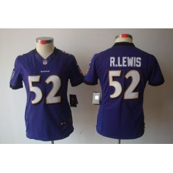 Cheap Ray Lewis Ravens Jersey #52 Purple From China Limited