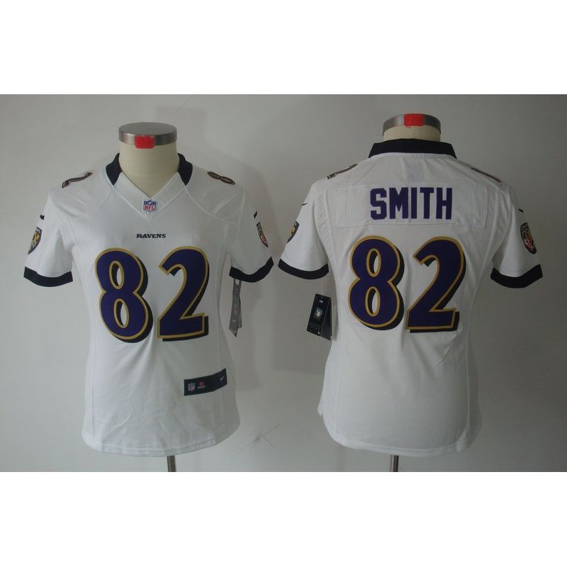 Cheap Torrey Smith Ravens Jersey #82 White From China Limited