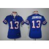 Cheap Steve Johnson Bills Jersey #13 Blue From China Limited