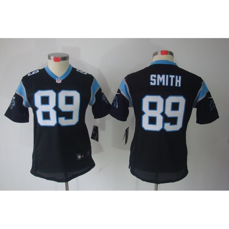 Cheap Steve Smith Panthers Jersey #89 Black From China Limited Cheap Steve Smith Panthers Jersey #89 Black From China Limited