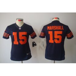 Cheap Brandon Marshall Bears Jersey #15 Blue Orange Number China Limited