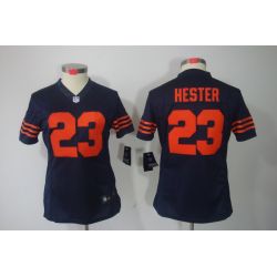Cheap Devin Hester Bears Jersey #23 Blue Orange Number From China Limited