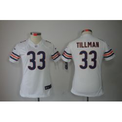 Cheap Charles Tillman Bears Jersey #33 White From China Limited